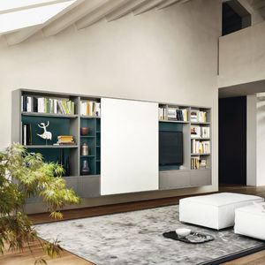 móvel de parede de sala contemporâneo 1