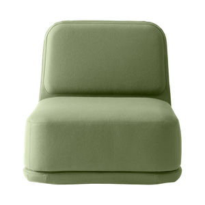 poltrona baixa contemporânea / em tecido / com capa removível / com cor personalizável