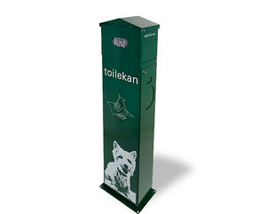 lixeira para coleta de fezes de cães