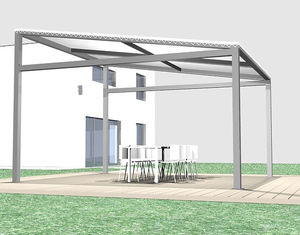 pérgola apoiada em parede 1