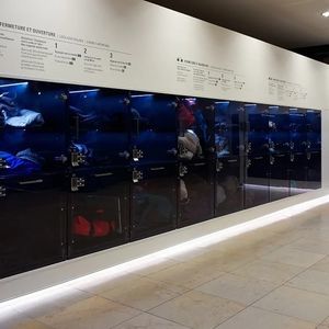 armário de vestiário em laminado melamínico