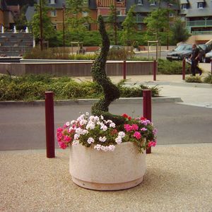 floreira em concreto