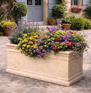 jardineira para horta em concreto 1