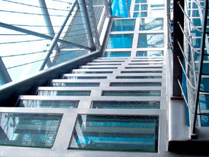painel de vidro laminado