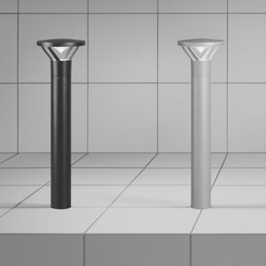 poste balizador de iluminação para espaços públicos 1
