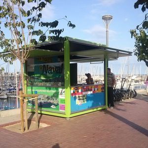 quiosque da linha comercial