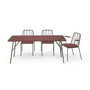 conjunto de mesa e cadeiras contemporâneo