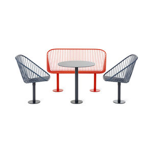 conjunto de mesa e cadeiras contemporâneo