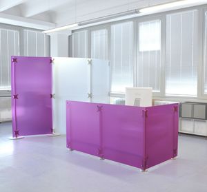 balcão de recepção modular
