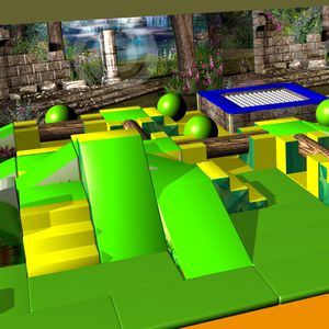 circuito de atividades psicomotoras em espuma 1