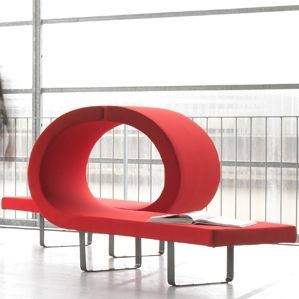 banco estofado de design original 1