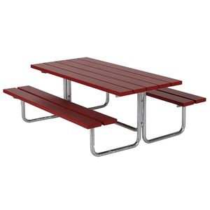 conjunto de mesa e bancos contemporâneo