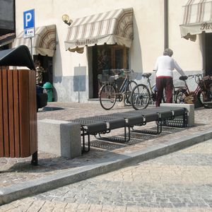 bicicletário de piso
