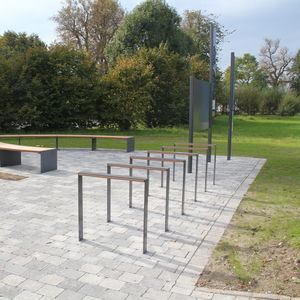 bicicletário de piso