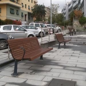 banco para espaço público contemporâneo