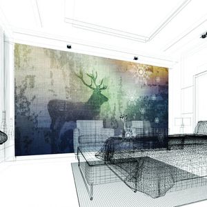 papel de parede contemporâneo