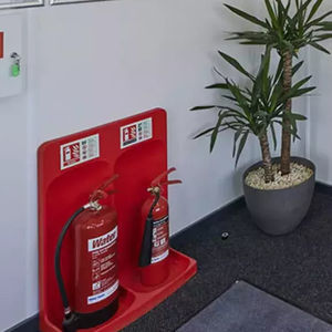 suporte para extintor em aço 1