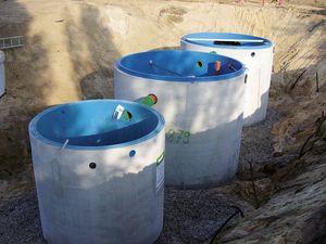 separador de hidrocarbonetos em concreto