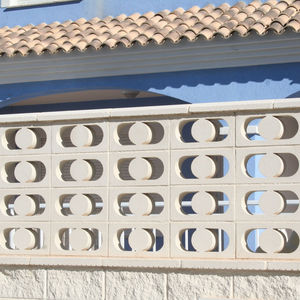 elemento vazado em concreto pré-fabricado 1
