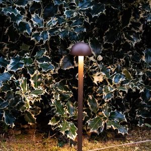 poste balizador de iluminação de jardim