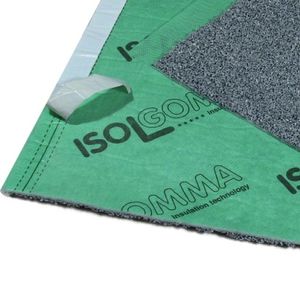 isolante termoacústico / em poliéster / em EPDM / para piso