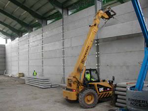 muro de contenção em concreto armado