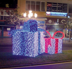 luzes decorativas 3D