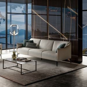 sofá modular / compacto / contemporâneo / em tecido