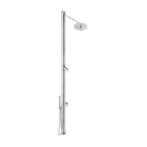 coluna de banho em aço inoxidável