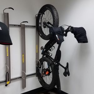 bicicletário de parede