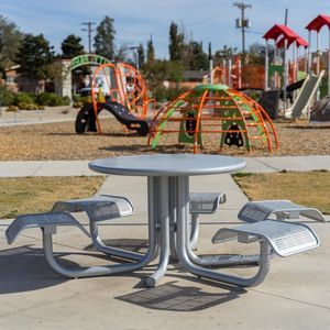mesa de piquenique contemporânea