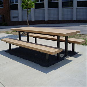 mesa de piquenique contemporânea