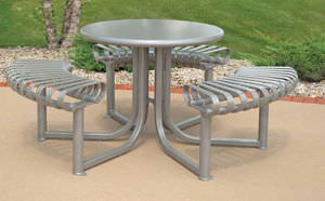 mesa de piquenique contemporânea
