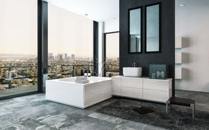 piso laminado decorativo efeito de metal
