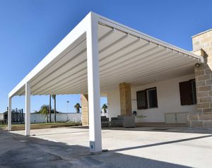 pérgola apoiada em parede