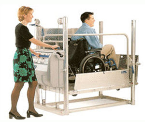 plataforma elevadora para pessoas com mobilidade reduzida