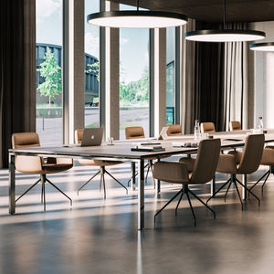 mesa de reunião de design minimalista