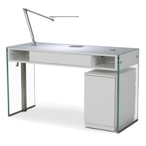 mesa de manicure com aspirador
