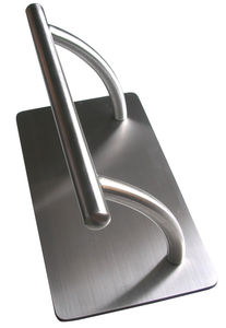 repousa-pés de design original / em aço inox / para centro de estética