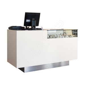 balcão de recepção em MDF laqueado 1