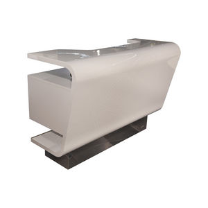 balcão de recepção em MDF laqueado 1