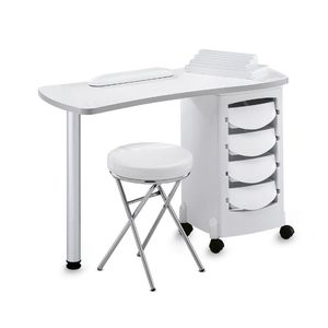 mesa de manicure com compartimento de arrumação 1