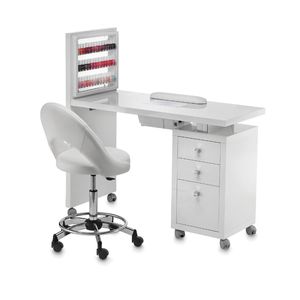 mesa de manicure com aspirador