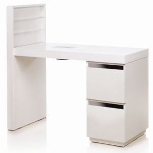 mesa de manicure com aspirador
