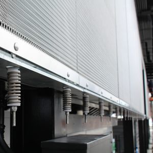 sistema de fixação em aço inoxidável
