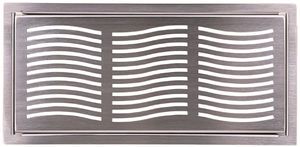 grelha de ventilação em aço inoxidável