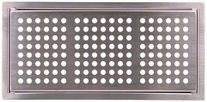 grelha de ventilação em aço inoxidável