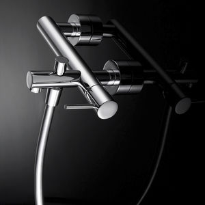 misturador monocomando para box de banheiro / para banheira / em metal cromado / temporizado