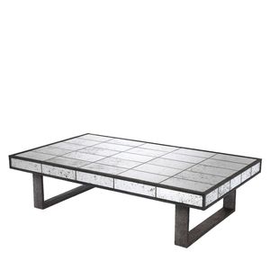 mesa de centro de estilo rústico