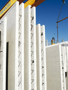 parede dupla pré-fabricada em concreto armado